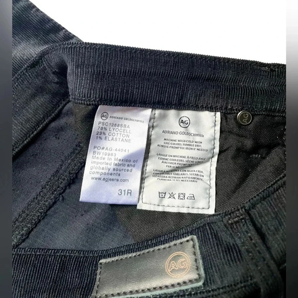AG Adriano Goldschmied The Super Skinny Velvet Stretch Corduroy Legging Jeans - Picture 7 of 8